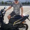 Motorkerékpár üléspárna - fekete