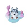 Pamper Petz pelenkás állatbébik - Husky kutyus fürdető szettel