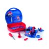 Koffer szerelhető kisautóval Spidey Box Spidey Marvel Smoby figurával és szerszámokkal 13 darabos