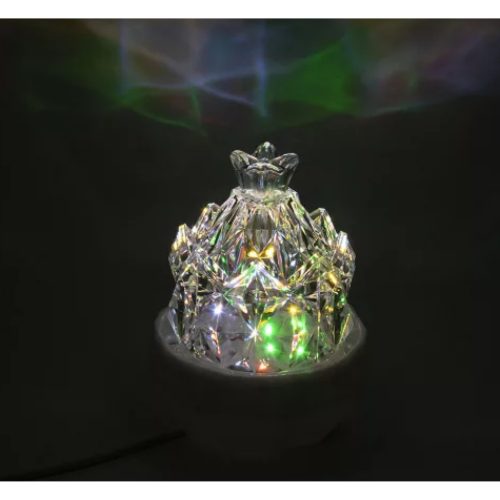 Mágikus kristály formájú LED hangulatvilágítás és Bluetooth zenelejátszó
