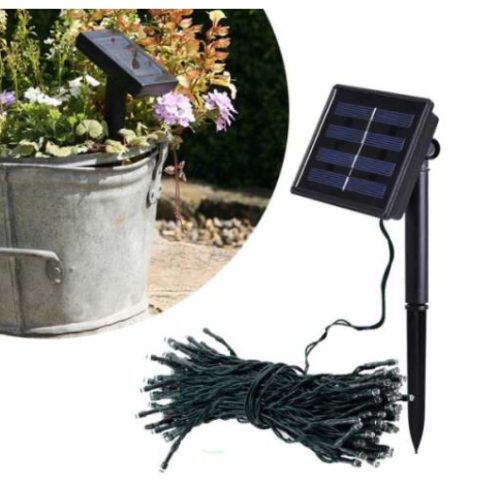 Napelemes Led izzósor 50w 10m 100L
