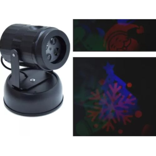 Ünnepi LED projektor és kivetítő USB csatlakozással