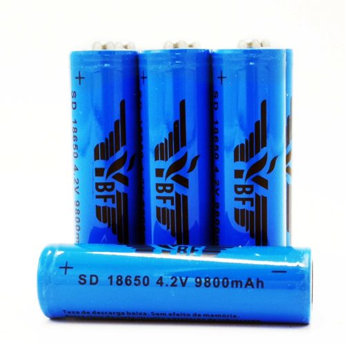 18650 Li-Ion akkucella, akkumulátor cella, 4.2 V 9800 mAh 100db