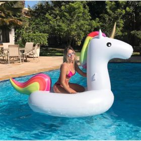 Óriás unikornis gumimatrac / felfújható, 200x100x90 cm