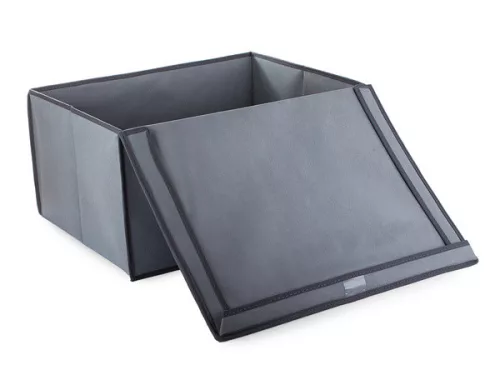 Ruhatárolódoboz szekrénybe 60cm x 45cm x 30cm Szürke színű