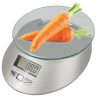 Elektronikus konyhai mérleg 5kg / 1g , üveg tálcával