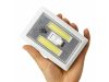 Lámpa elemekkel és kapcsolóval, COB LED-ekkel