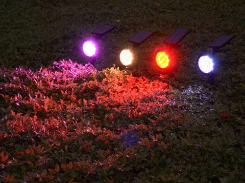 Napelemes Kerti Projektor, 9 LED, 5W