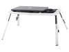 E-Table Laptop Állvány, Hűtő Ventilátorral, Egérpaddal, Pohártartóval