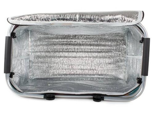 Hűtőtáska, piknikosár színes virág mintás