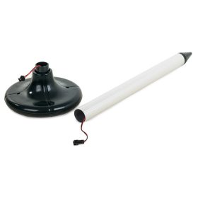 Vakondriasztó, napelemes, fekete