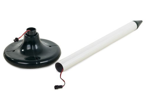 Vakondriasztó, napelemes, fekete