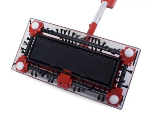 Kézi elektromos forgókefés padlő és szőnyegtisztító, g6 piros