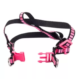   Póráz hámmal (kutya macska) - erős ,hám mellkas méret 50-68cm, pink