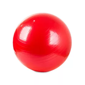 Gimnasztikai labda pumpával, 65 cm, piros