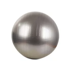 Gimnasztikai labda pumpával, 65 cm, Szürke