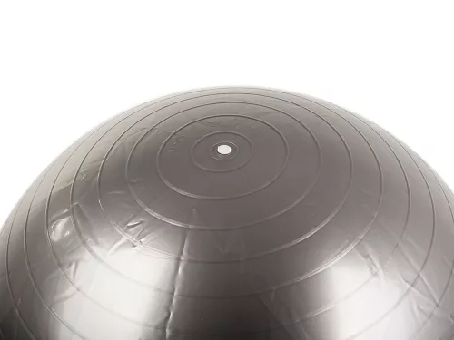 Gimnasztikai labda pumpával, 65 cm, Szürke