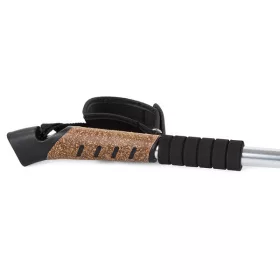 Nordic walking túrabot parafa fogantyúval - ezüst