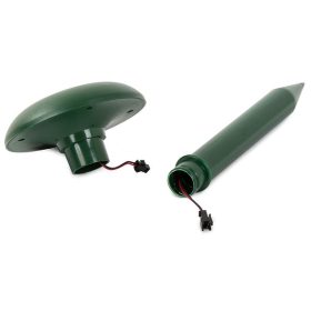 Napelemes vakond és kártevő-riasztó, 28x12cm - zöld