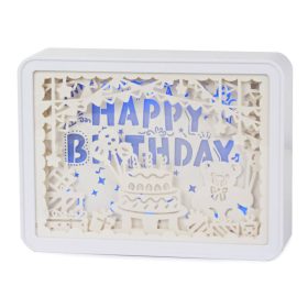 Éjjeli lámpa 3D - papír