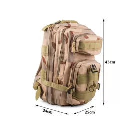 Hátizsák Katonai bézs 30l
