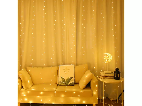 Mikro LED fényfüggöny - meleg fehér