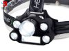 Bailong fejlámpa 5x led + cob