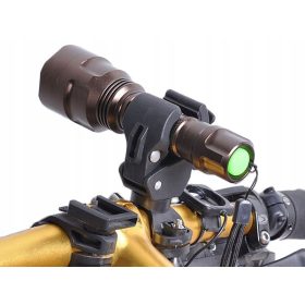 Biciklis zseblámpa tartó