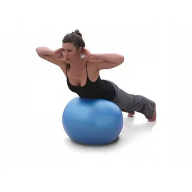 Gimnasztikai labda pumpával - 65cm - kék