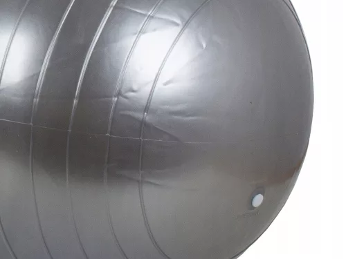 Fitnesz labda pumpával - mogyoró alakú - ezüst