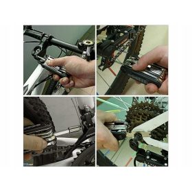 Többfunkciós kerékpár szerszámkészlet - feket
