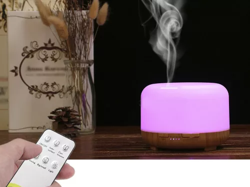 Aroma párologtató éjszakai fénnyel - barna