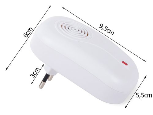 Rágcsálóriasztó konnektorba - fehér