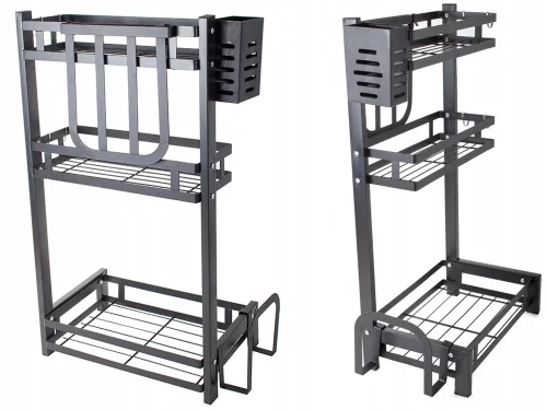 Konyhai rendszerező 60cm - fekete