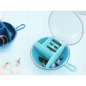 Gömb alakú ékszertartó átlátszó fedéllel