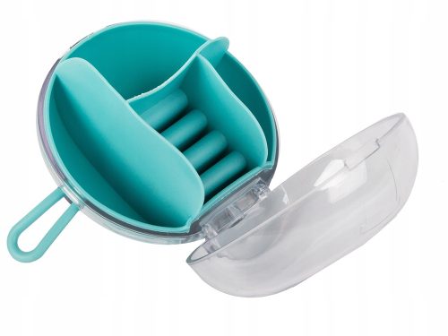 Gömb alakú ékszertartó átlátszó fedéllel