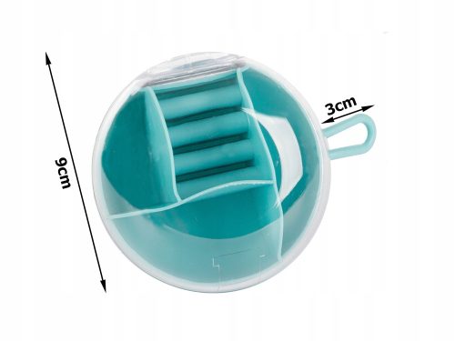 Gömb alakú ékszertartó átlátszó fedéllel