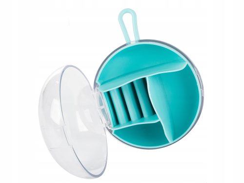 Gömb alakú ékszertartó átlátszó fedéllel