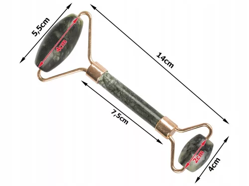 Jáde dupla görgős masszírozó - 14cm