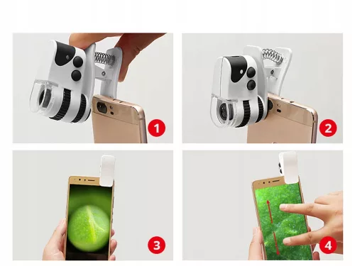 Mini mikroszkóp telefonhoz