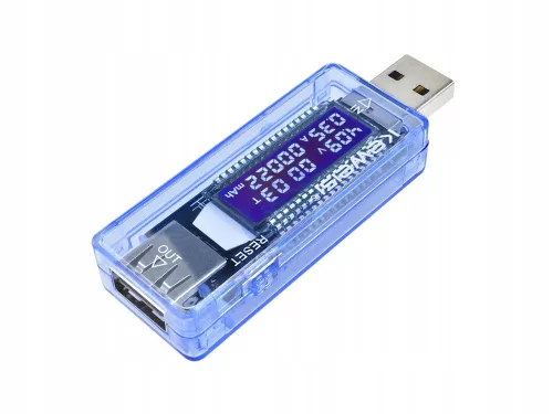USB feszültség és árammérő