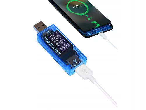 USB feszültség és árammérő