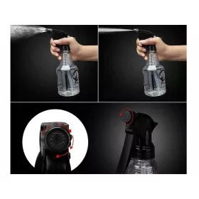 Kézi permetező fodrászathoz, átltászó - 250ml