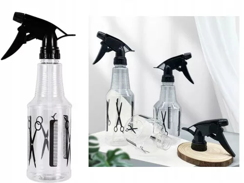 Kézi permetező fodrászathoz, átltászó - 250ml