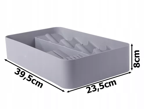 Evőeszköz fiók rendszerező 2 szintes - 23,5x39,5x8cm