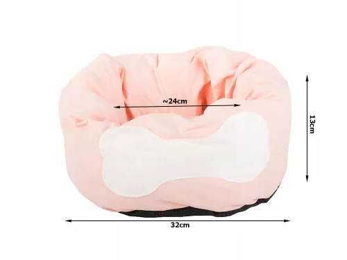 Puha háziállat ágy kerek - 32cm