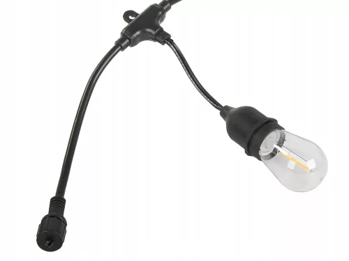 Kültéri 10 LED izzós fényfüzér, 10m