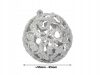 Karácsonyfa gömbök 15db 6cm - ezüst