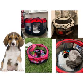 Összecsukható kisállat kennel - 80x60cm