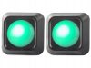 2db LED lámpa távirányítóval - fekete